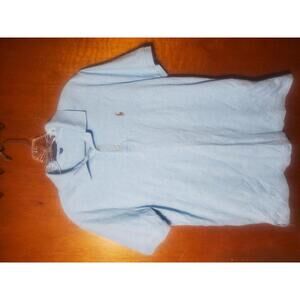 *SOLDMen’s Sky Blue Polo Ralph Lauren Collard Short Sleeve Top Size Small Petite